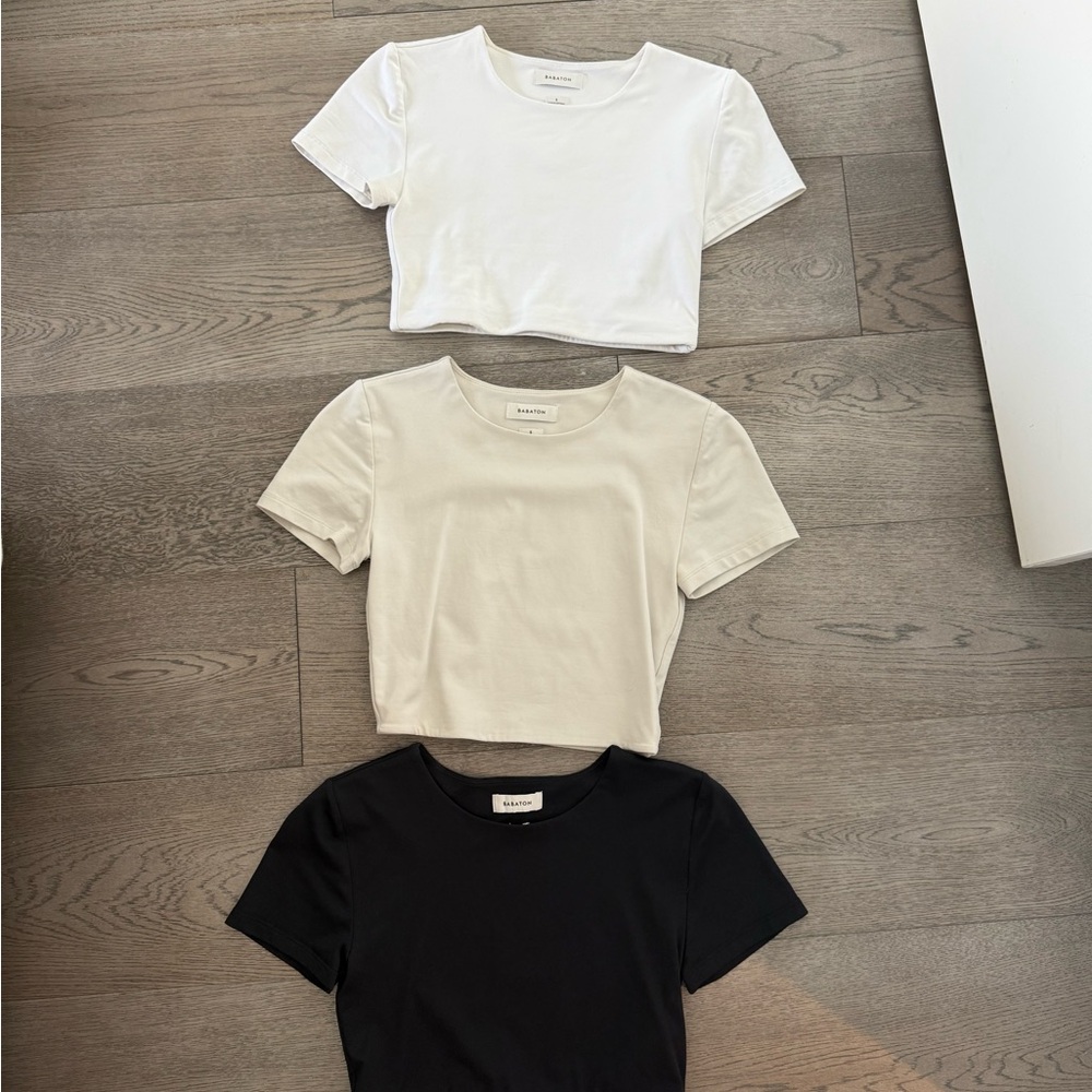 Bababton cropped tee bundle